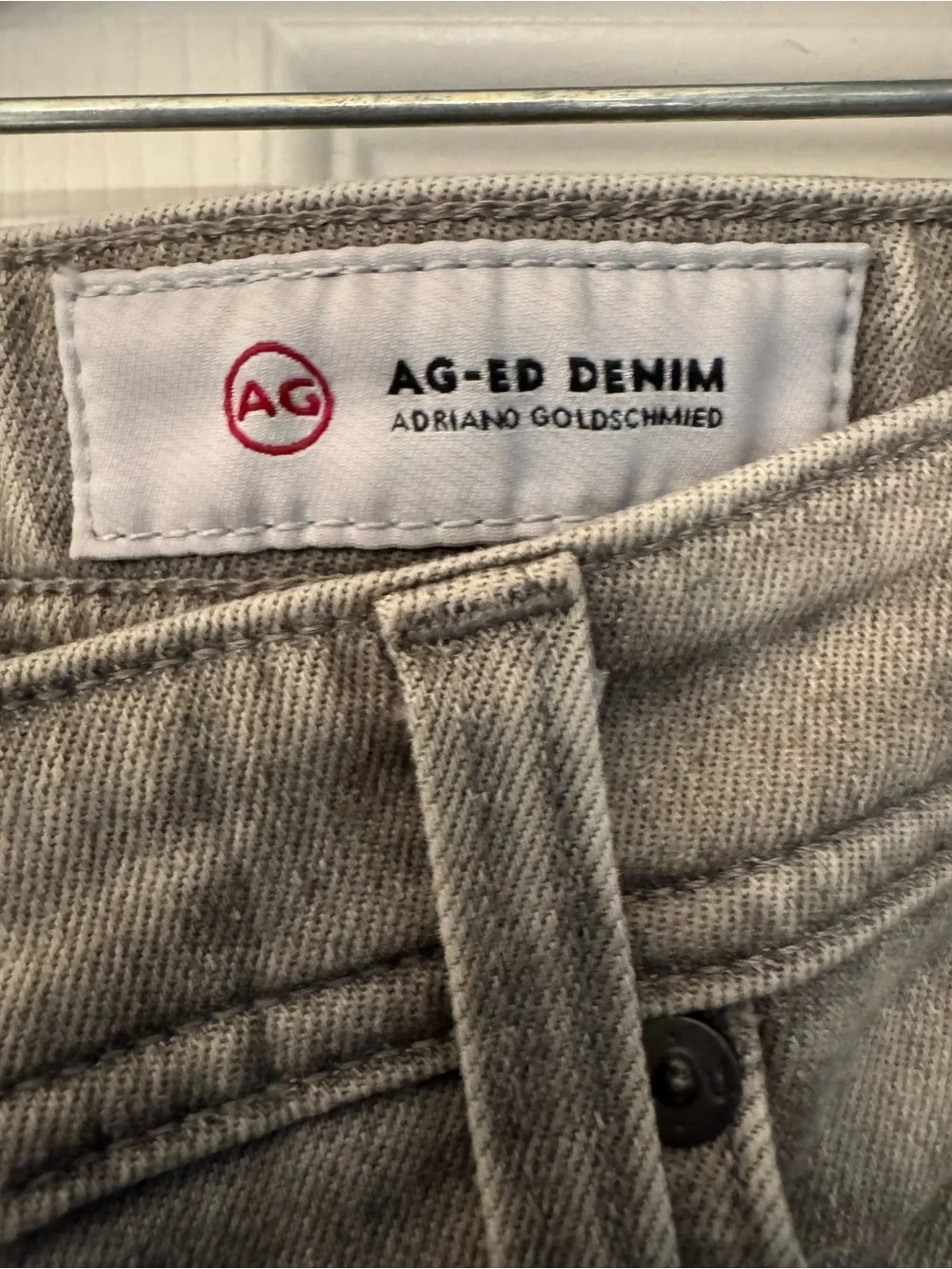 AG Adriano Goldschmied Dylan Slim Skinny Gray Wash Denim Men’s Jeans Size 32 - Picture 6 of 16